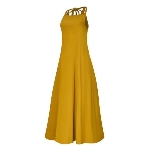 Váy Nữ F2 Fashion & Freedom DT-D685-VANG DAM-S-0824 Màu Vàng Đậm Size S