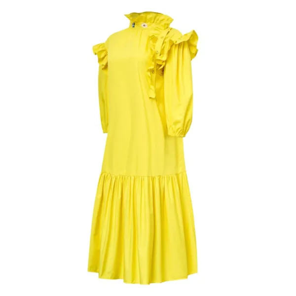 Váy Nữ F2 Fashion & Freedom Kate D830-VANG-S-0924 Màu Vàng Size S