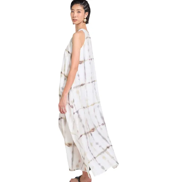 Váy Nữ F2 Fashion & Freedom Silk Tender Drit DT-D675-THT-S-0525 Màu Trắng Họa Tiết Size S