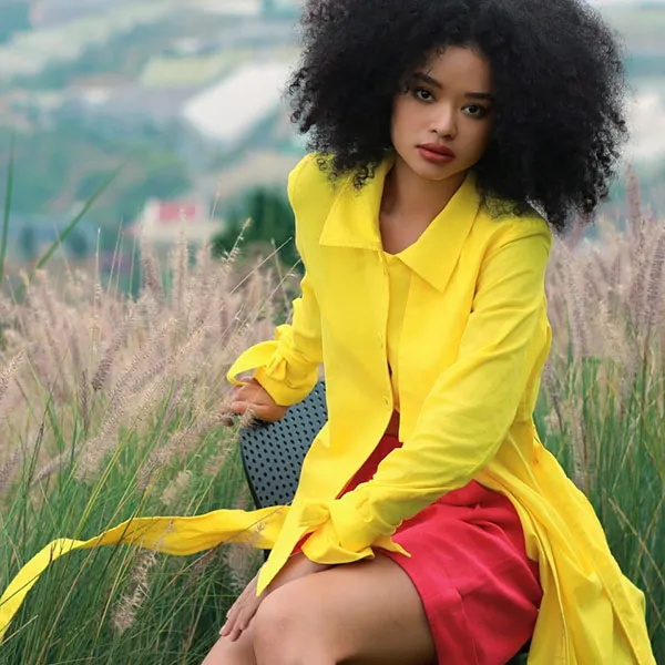 Váy Sơ Mi Nữ F2 Fashion & Freedom Linen Into The Wood D811-V-S-0524 Màu Vàng Size S