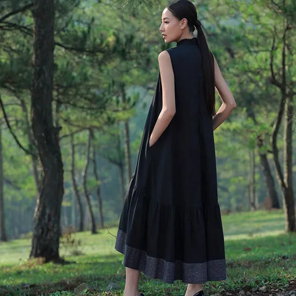 Váy Suông Nữ F2 Fashion & Freedom Kate Into The Wood D814-S-0524 Màu Đen Size S