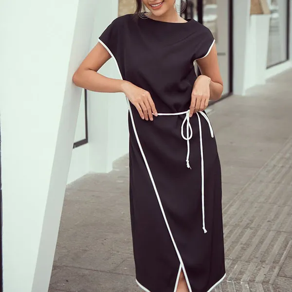 Váy Suông Nữ F2 Fashion & Freedom Lụa Viscose City Girls D569-D-S-1221 Màu Đen Size S