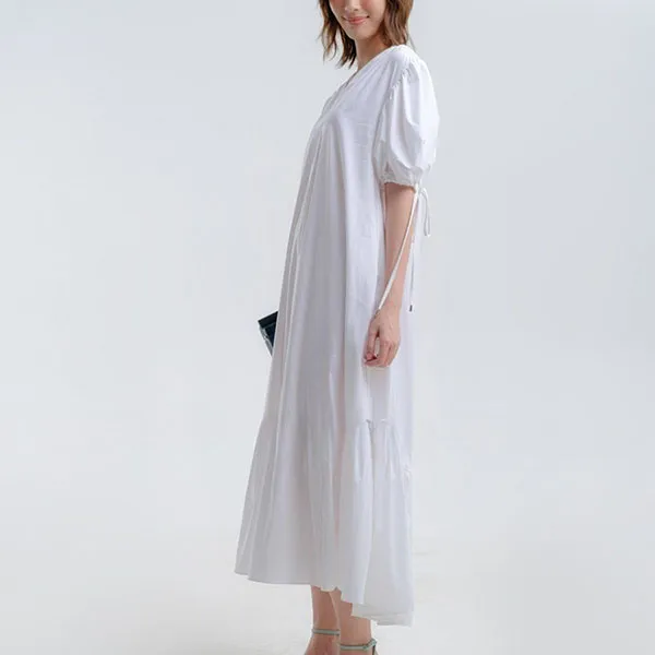 Váy Suông Nữ F2 Fashion & Freedom White Cotton Dress Chocola Fall In Love D595-T-M-0322 Màu Trắng Size M