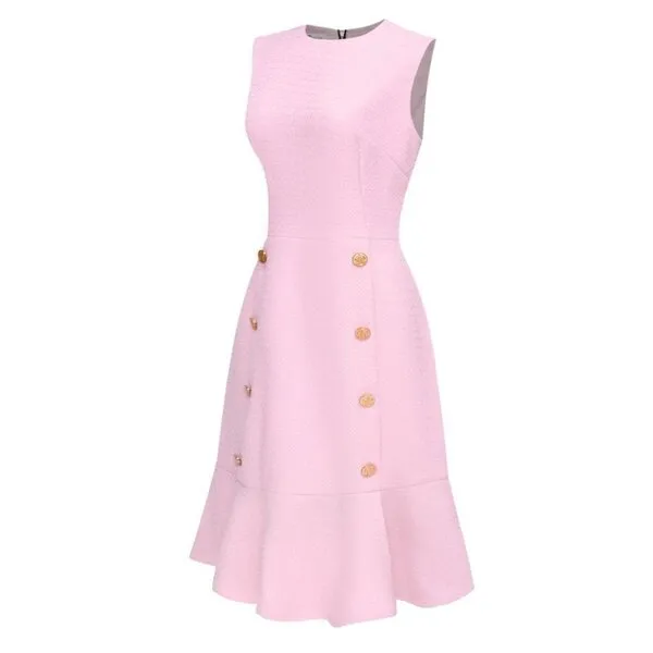 Váy Xòe Nữ F2 Fashion & Freedom Women's Light Pink Dress D827-HN-S-0824 Màu Hồng Nhạt Size S