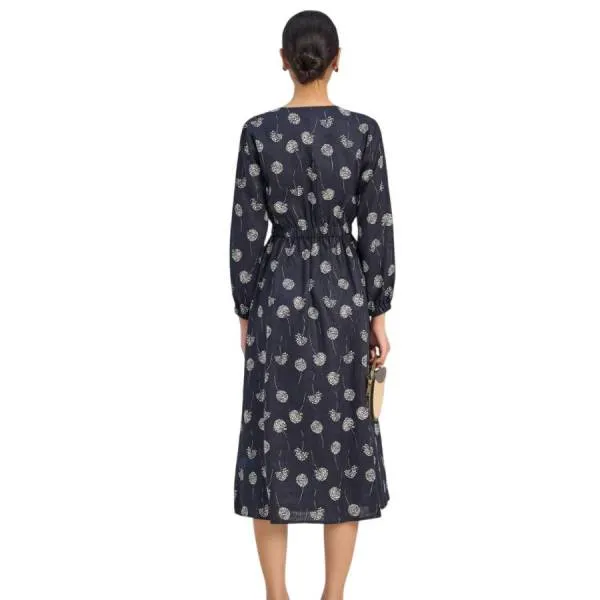 Váy Xòe Nữ F2 Fashion & Freedom Women's The Art Of Styling D450-XHT-S-0923 Màu Xanh Họa Tiết Size S