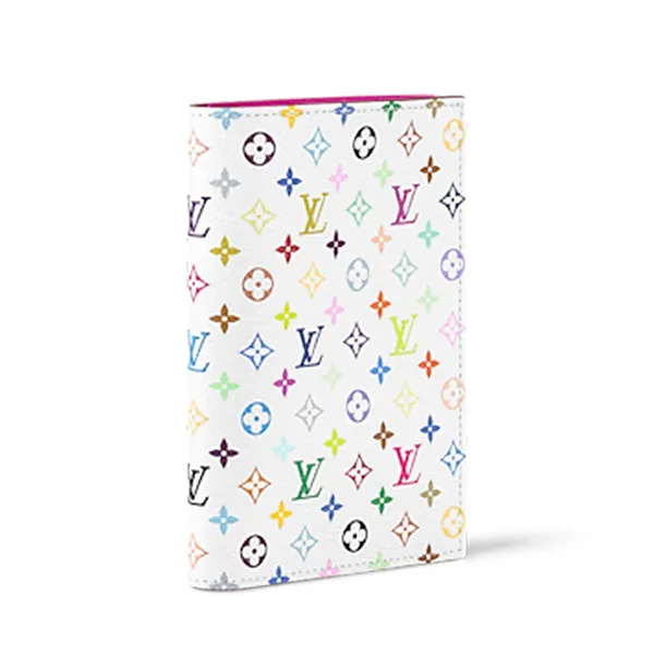 Ví Đựng Hộ Chiếu Louis Vuitton LV x TM M14178 Màu Trắng Hoạ Tiết