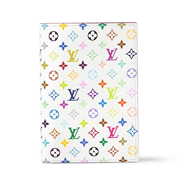Ví Đựng Hộ Chiếu Louis Vuitton LV x TM M14178 Màu Trắng Hoạ Tiết