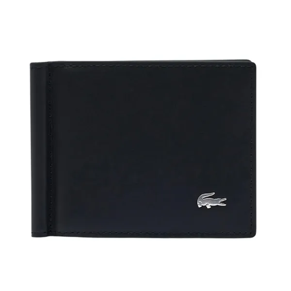 Ví Lacoste Folding Wallet With Bill Clip NH4404FG 000 Màu Đen