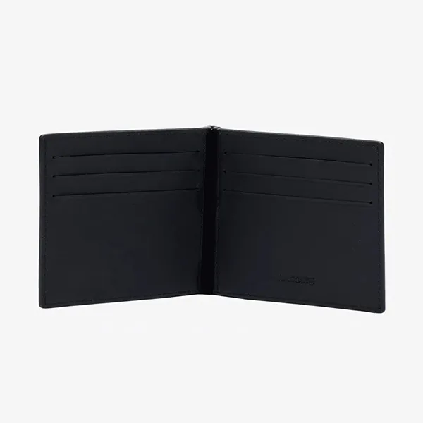 Ví Lacoste Folding Wallet With Bill Clip NH4404FG 000 Màu Đen