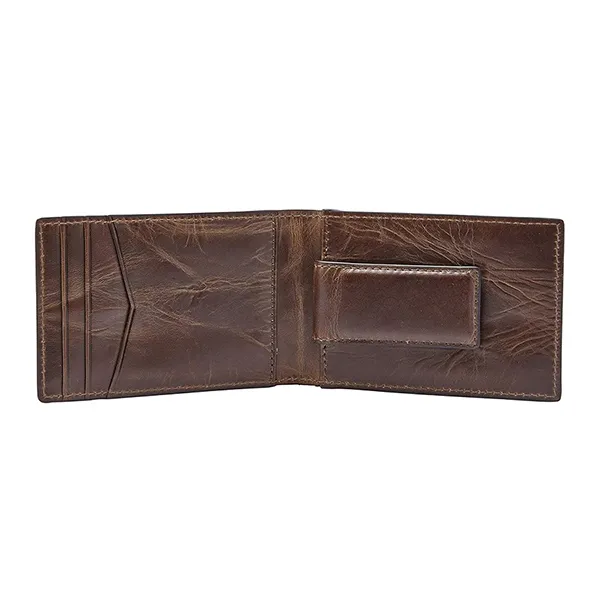 Ví Nam Fossil Derrick Money Clip Bifold ML3684201 Màu Nâu