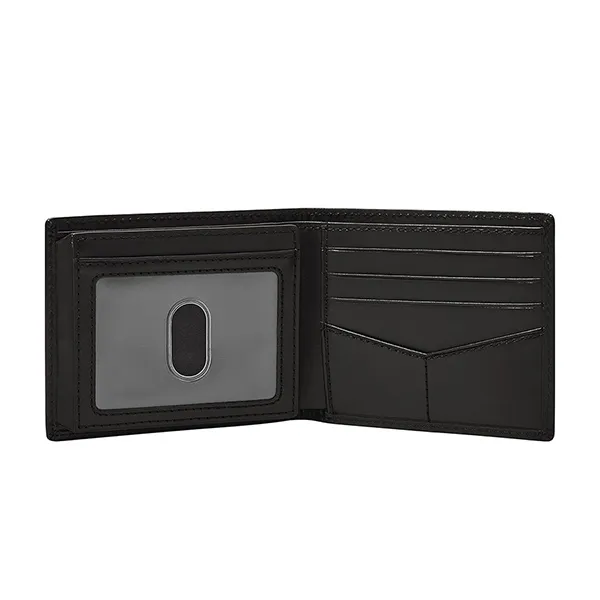 Ví Nam Fossil Derrick RFID Bifold With Flip ID ML3681001 Màu Đen