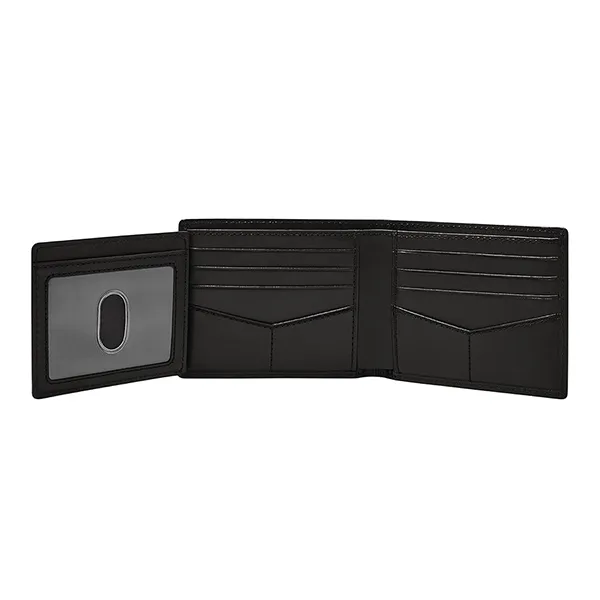 Ví Nam Fossil Derrick RFID Bifold With Flip ID ML3681001 Màu Đen