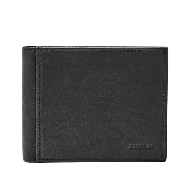 Ví Nam Fossil Ingram RFID Bifold With Flip ID ML3784001 Màu Đen