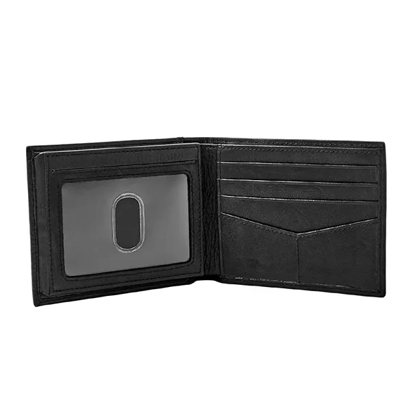 Ví Nam Fossil Ingram RFID Bifold With Flip ID ML3784001 Màu Đen
