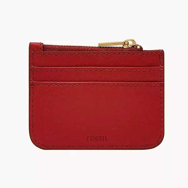 Ví Nữ Fossil Lennox Zip Card Case SL10078611 Màu Đỏ