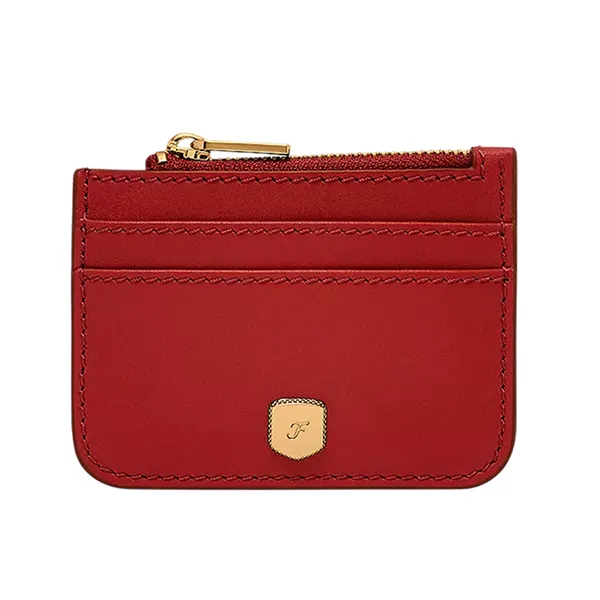 Ví Nữ Fossil Lennox Zip Card Case SL10078611 Màu Đỏ