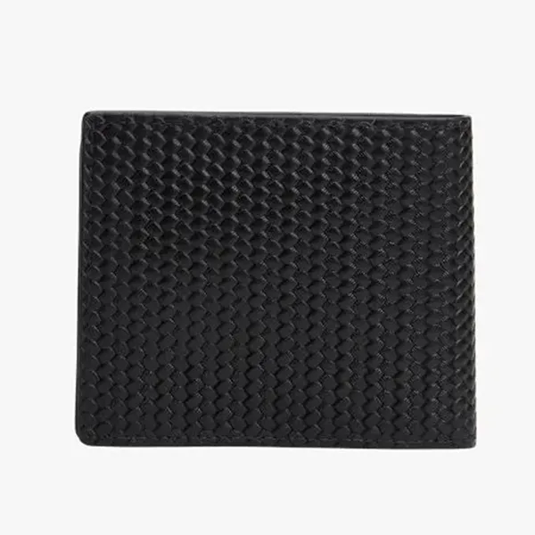 Ví Nam Tommy Hilfiger Texture Mini Card Wallet 13728 - BDS Màu Đen