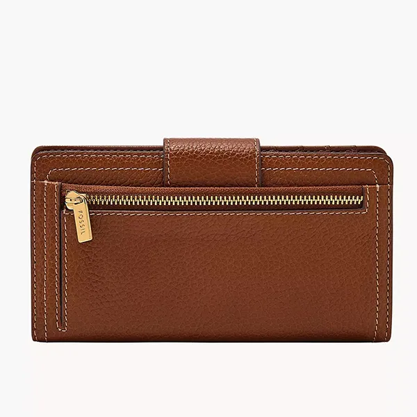 Ví Nữ Fossil Logan RFID Tab Clutch SL10100994 Màu Nâu