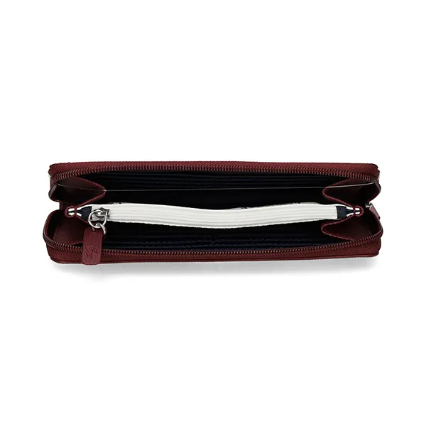Ví Nữ Lacoste Large L.12.12 Concept Billfold NF2900PO N61 Màu Đỏ Tía