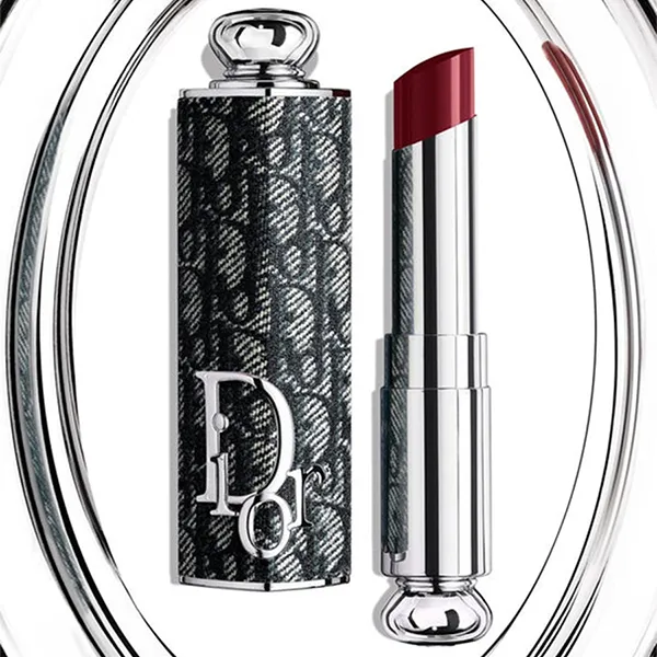 Vỏ Son Dior Addict Lipstick Case Denim Oblique Limited Màu Xanh Denim
