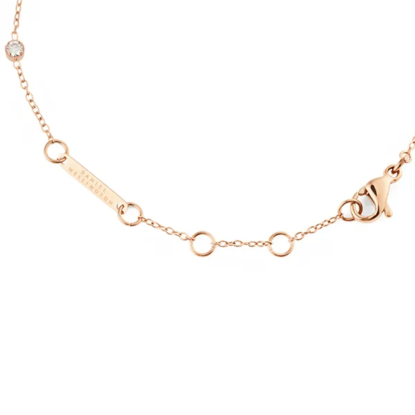 Vòng Đeo Tay Daniel Wellington Pearl Bracelet Rose Gold DW00401953 Màu Vàng Hồng
