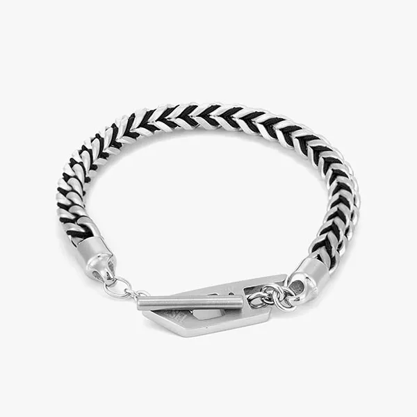 Vòng Đeo Tay Diesel Chain Bracelet Stainless Steel Bracelet DX1540040 Màu Bạc