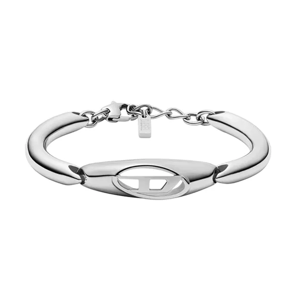 Vòng Đeo Tay Diesel Stainless Steel Bangle Bracelet DX1643040 Màu Bạc