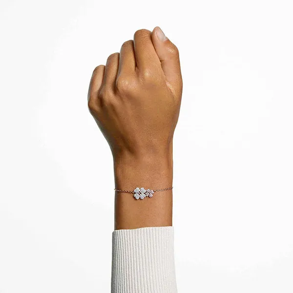 Vòng Đeo Tay Nữ Swarovski Latisha Bracelet Flower, Multicolored, Rose Gold-Tone Plated 5636591 Màu Vàng Hồng