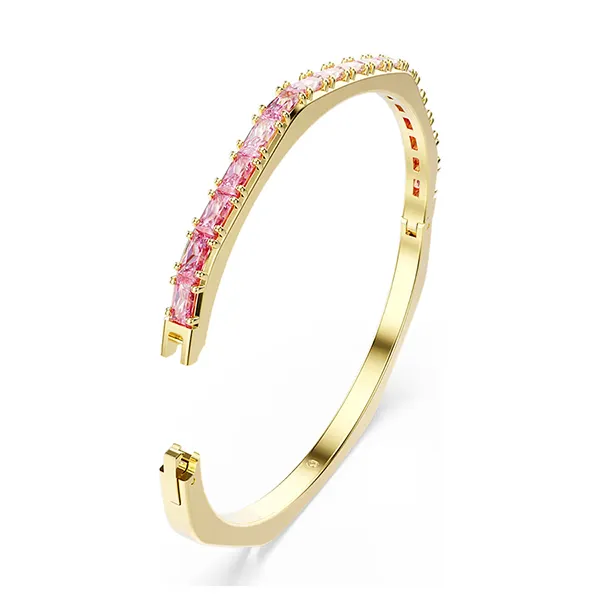 Vòng Đeo Tay Nữ Swarovski Matrix Bangle 5720623 Màu Vàng/Hồng Size S
