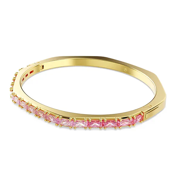Vòng Đeo Tay Nữ Swarovski Matrix Bangle 5720623 Màu Vàng/Hồng Size S