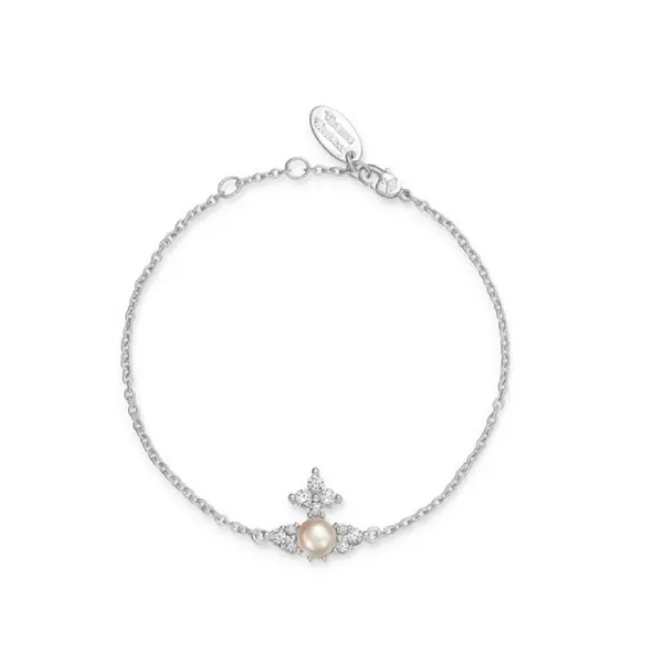 Vòng Đeo Tay Nữ Vivienne Westwood Feodora Bracelet Màu Bạc