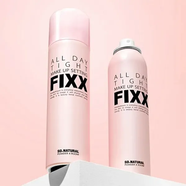 Xịt Khóa Nền So' Natural All Day Tight Make Up Setting Fixx 120ml