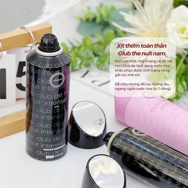 Xịt Thơm Toàn Thân Armaf Club De Nuit Perfume Body Spray 200ml
