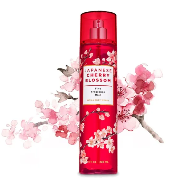 Xịt Thơm Toàn Thân Hương Nước Hoa Bath & Body Works Japanese Cherry Blossom 236ml