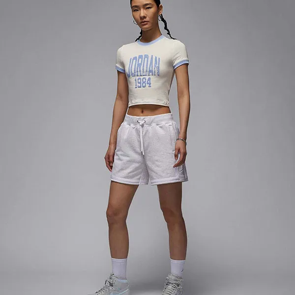 Áo Croptop Nike Jordan Graphic T-shirt HJ0197-133 Màu Trắng Size M