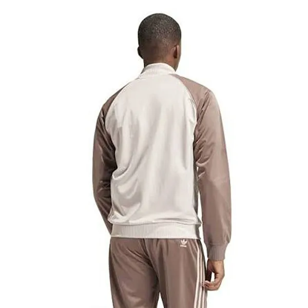 Áo Khoác Nam Adidas Track Top SST Brown IS3322 Màu Be Nâu Size XS