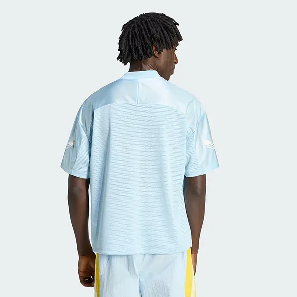 Áo Phông Nam Adidas Originals Football Jersey T-Shirt KU3878 Màu Xanh Nhạt Size S