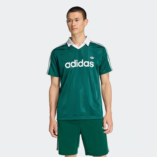 Áo Polo Nam Adidas Archive Collar Engineered KE3582 Màu Xanh Lá Size XS
