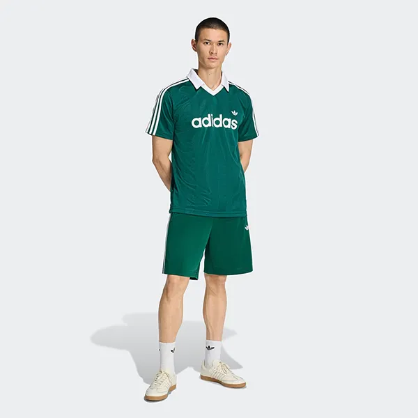 Áo Polo Nam Adidas Archive Collar Engineered KE3582 Màu Xanh Lá Size XS