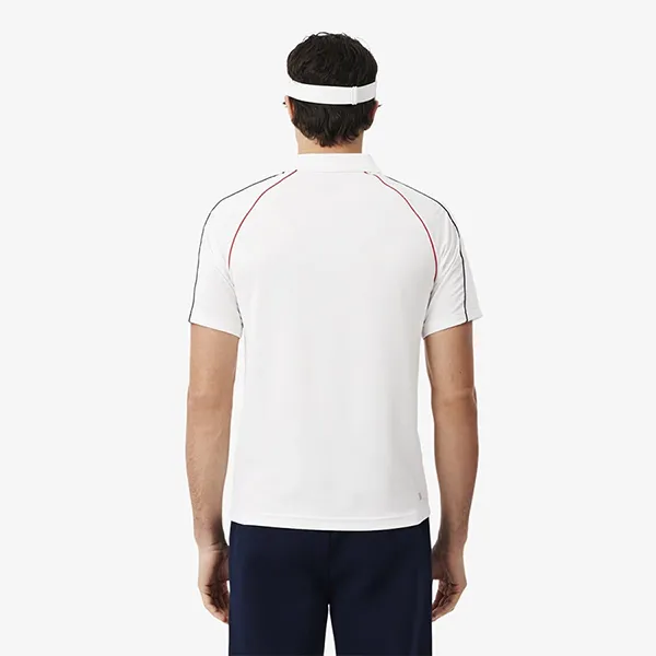 Áo Polo Nam Lacoste French Tennis Team DH0468 - 001 Màu Trắng Size 3