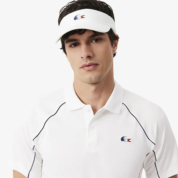 Áo Polo Nam Lacoste French Tennis Team DH0468 - 001 Màu Trắng Size 3