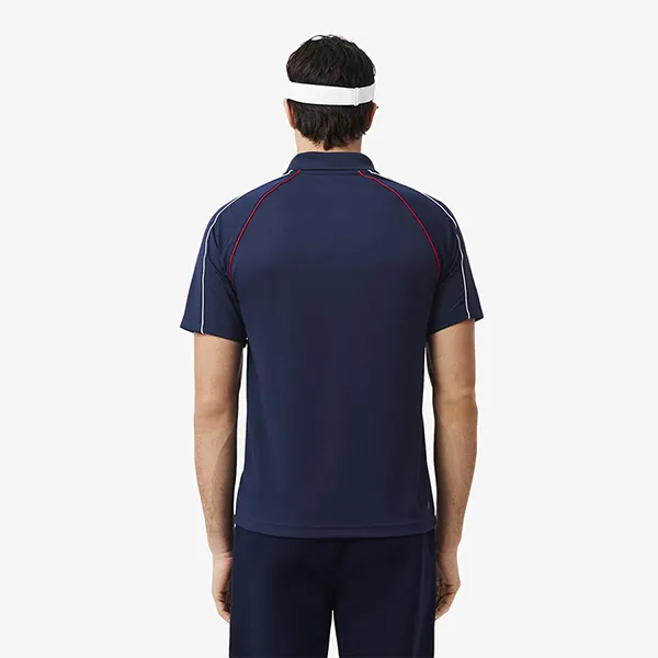 Áo Polo Nam Lacoste French Tennis Team DH0468 - 166 Màu Xanh Navy Size 3