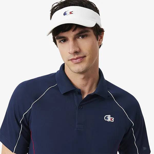 Áo Polo Nam Lacoste French Tennis Team DH0468 - 166 Màu Xanh Navy Size 3