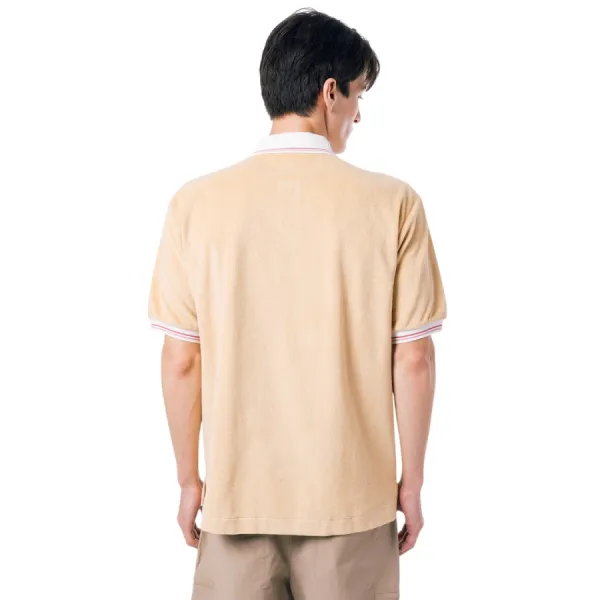 Áo Polo Nam Lacoste High-gauge Pile Fabric Loose PH005J-IXQ Màu Be Size 2