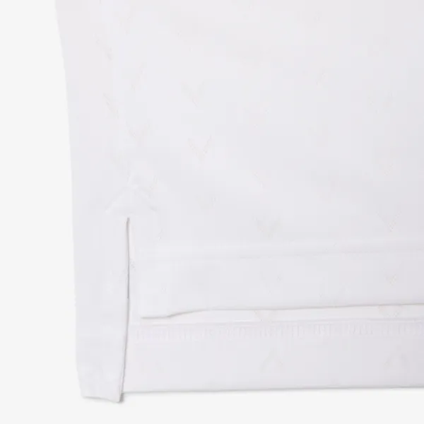 Áo Polo Nam Lacoste Ultra Dry Heritage DH0164 - 001 Màu Trắng Size 3