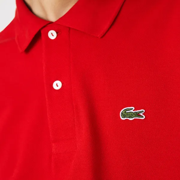 Áo Polo Nam Lacoste Men's Plain Classic Fit L1212 - 240 Màu Đỏ Size 2