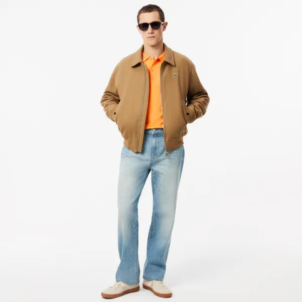 Áo Polo Nam Lacoste Men's Regular Fit Pima Cotton Polo DH5922 - JCH Màu Cam Size 3