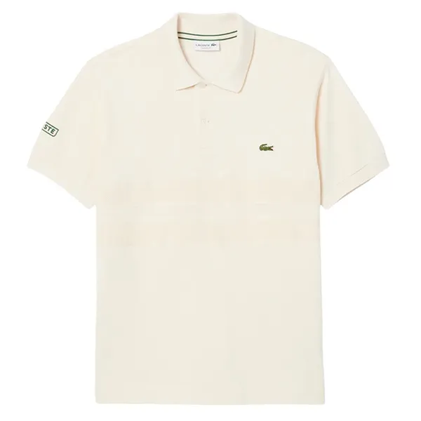 Áo Polo Nam Lacoste Men's Shirt L.12.12 Classic Fit Made In France PH9760-XFJ Màu Trắng Ngà Size 5
