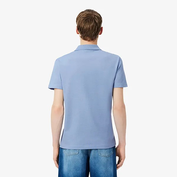 Áo Polo Nam Lacoste Regular Fit Colorblock Piqué PH0895 - 3PT Màu Xanh Blue Size 4