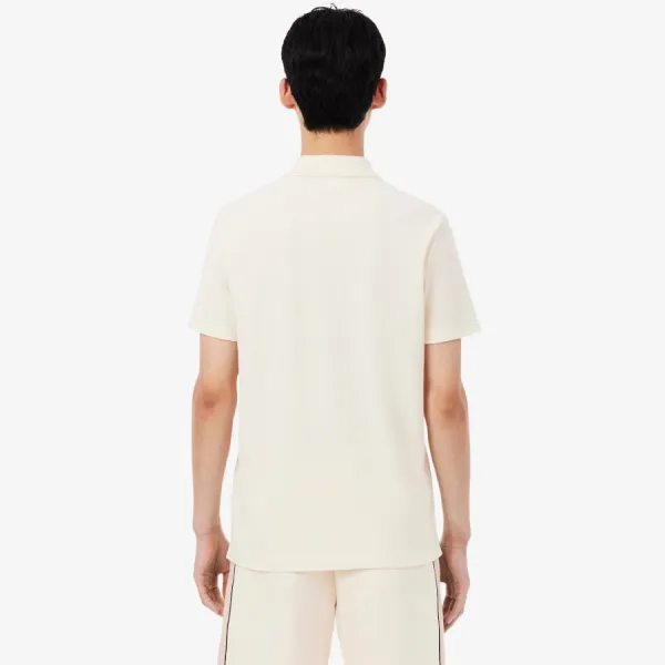Áo Polo Nam Lacoste Regular Fit Colour-Block Piqué PH0895 - 3RR Màu Be Size 5